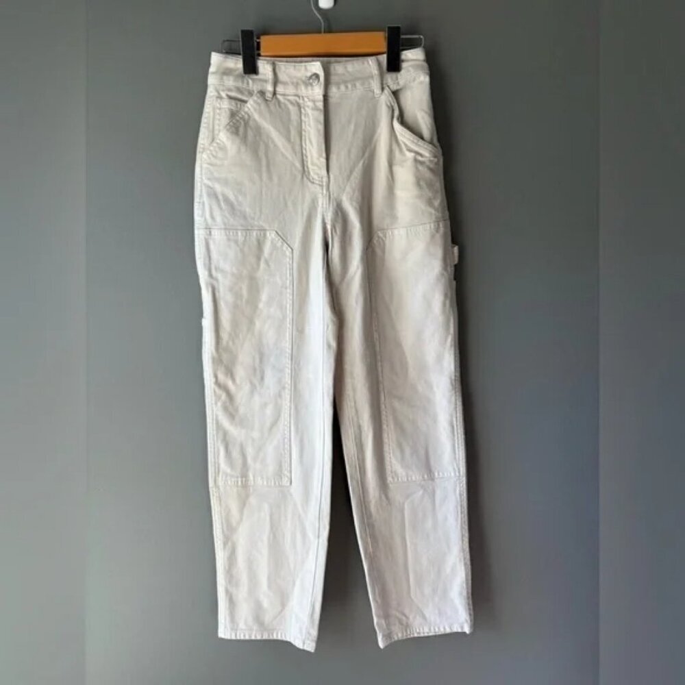 Wilfred free size 00 Brennan Pant High-waisted utility pants, Birtch tan cargo - Picture 7 of 7
